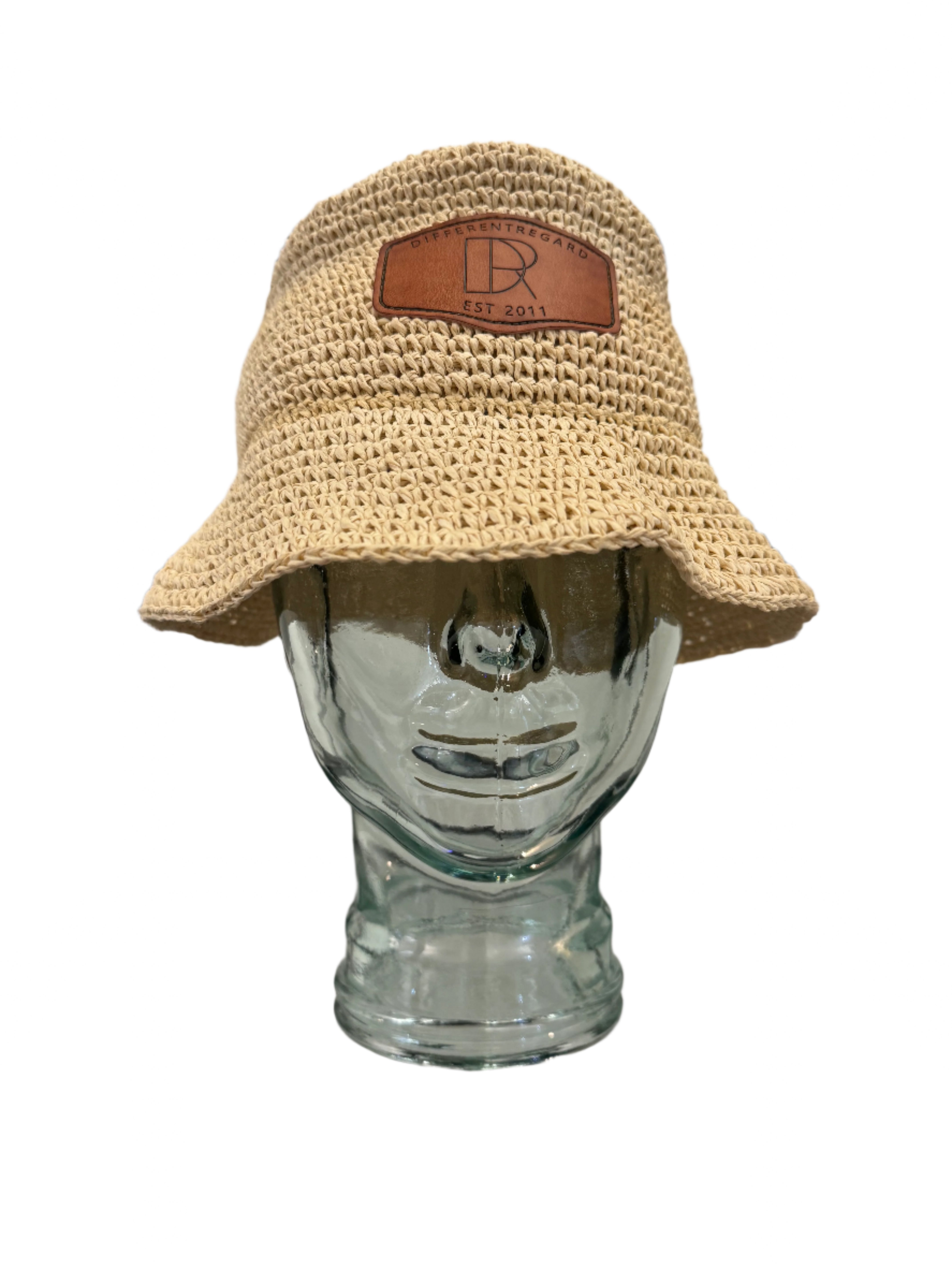 Unlikely Bucket Hat Tropical ベージュ Reversible tropical print bucket hat for spring and summer