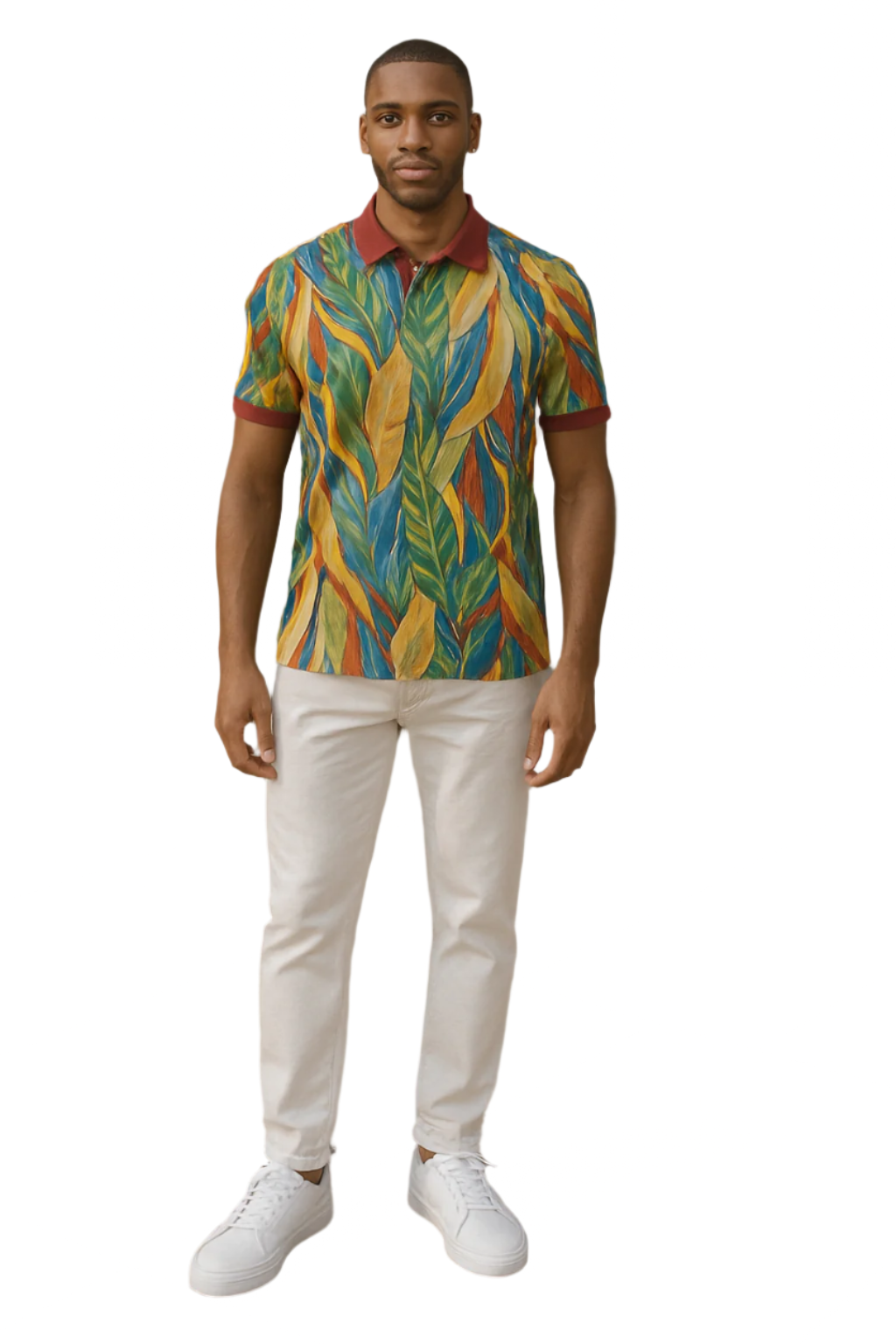Floral Safari Polo