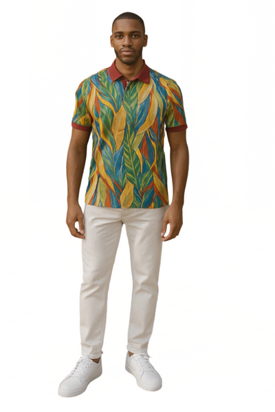 Floral Safari Polo