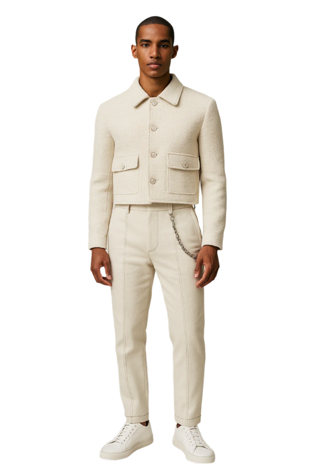 Tweed Jacket and Seasonal Wool Pants