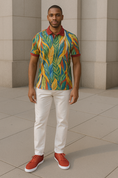 Floral Safari Polo