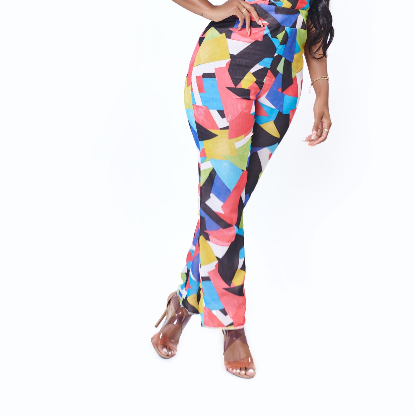 Colored Block Pants