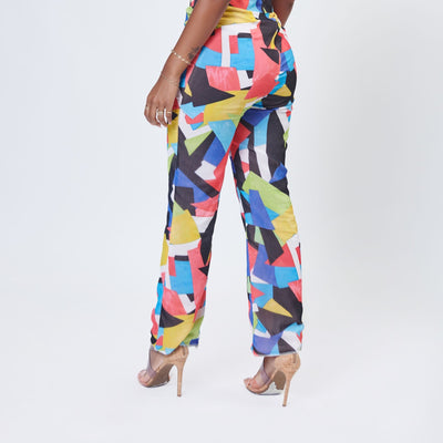 Colored Block Pants