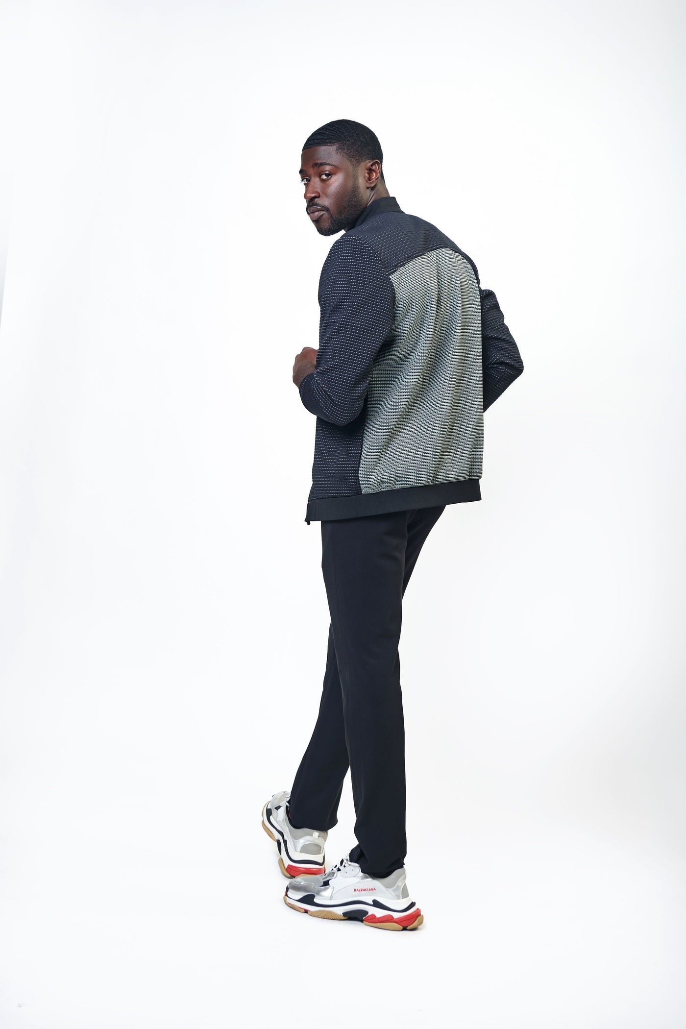 Black & Mint Bomber