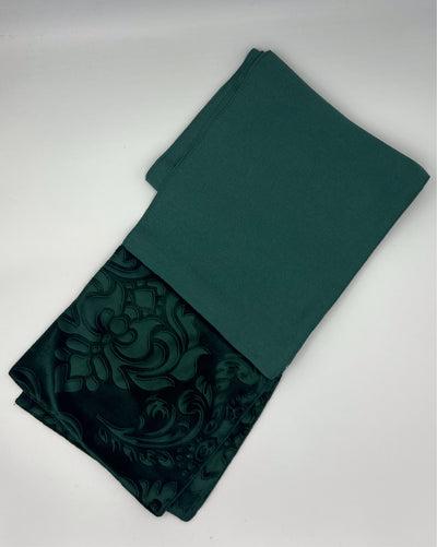 Royal Green Velvet Scarf